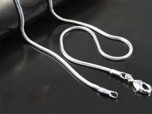 Load image into Gallery viewer, SUSENSTONE Fashion Silver Snake Chain Necklace