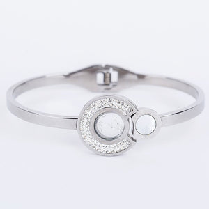 Float Crystal bangle