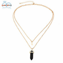 Load image into Gallery viewer, Multilayer Irregular Crystal Necklace
