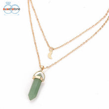 Load image into Gallery viewer, Multilayer Irregular Crystal Necklace