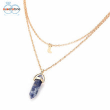 Load image into Gallery viewer, Multilayer Irregular Crystal Necklace