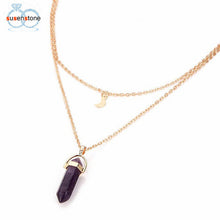 Load image into Gallery viewer, Multilayer Irregular Crystal Necklace