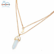 Load image into Gallery viewer, Multilayer Irregular Crystal Necklace