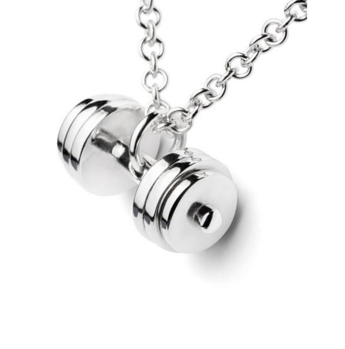 Gold DUMBBELL Necklace