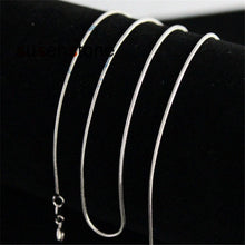 Load image into Gallery viewer, SUSENSTONE Fashion Silver Snake Chain Necklace