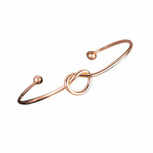 Load image into Gallery viewer, SUSENSTONE Chic  Simple Knot Bangle