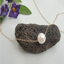 Load image into Gallery viewer, SUSENSTONE  clavicle Faux Pearl Statement Collar Necklace