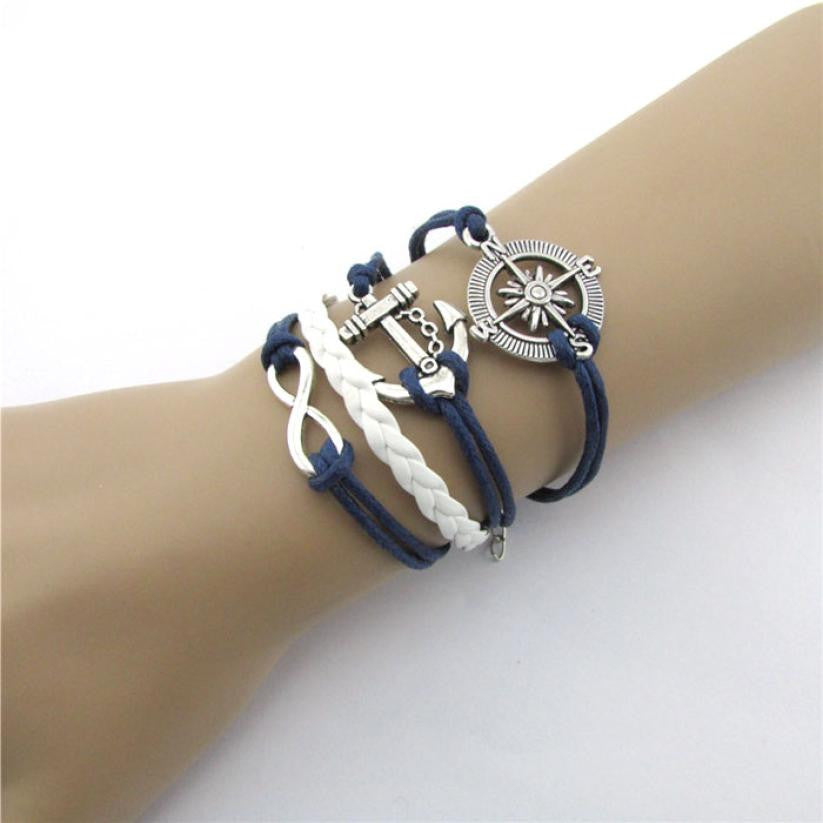 Infinity Love Anchor Bracelet