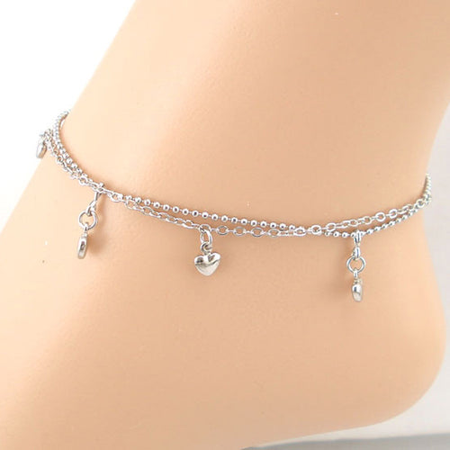 Double Love  Anklet