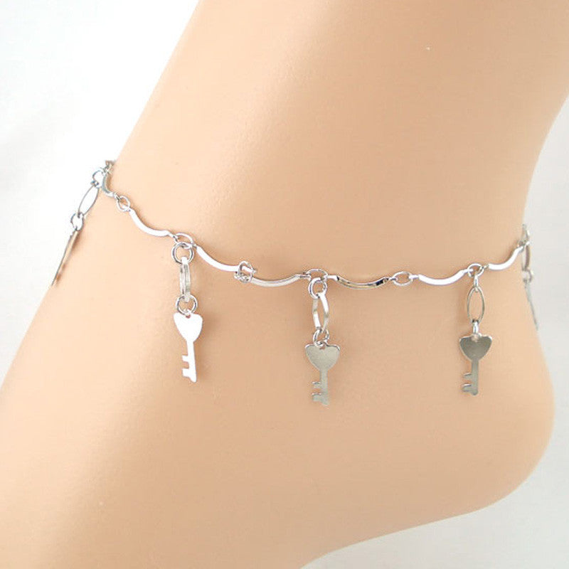 Key Pendant Anklet