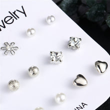 Load image into Gallery viewer, Fashion Crystal Infinite Stud Earrings Set