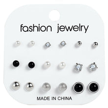 Load image into Gallery viewer, Fashion Crystal Infinite Stud Earrings Set