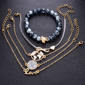 Punk  Multilayer  Trendy Bracelet