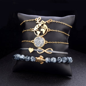 Punk  Multilayer  Trendy Bracelet