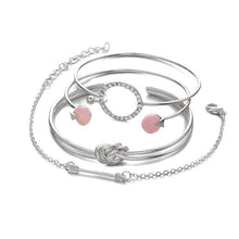 Load image into Gallery viewer, Classy Arrow Knot Round bracelet set