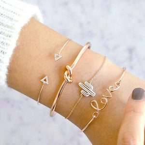 4 Pcs/Set FashionCombination Bracelets