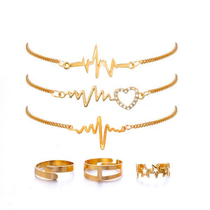 4 Pcs/Set FashionCombination Bracelets