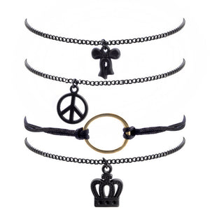 4 Pcs/Set FashionCombination Bracelets