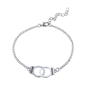 Vintage Stylish Handcuff Shape Bracelet Anklet for Women