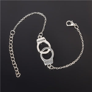 Simple Style Silver Plated Charm Bracelet