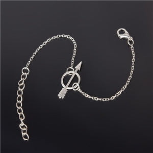 Simple Style Silver Plated Charm Bracelet