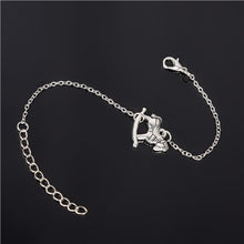 Load image into Gallery viewer, Simple Style Silver Plated Charm Bracelet