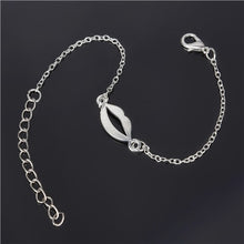 Load image into Gallery viewer, Simple Style Silver Plated Charm Bracelet