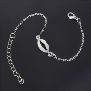 Simple Style Silver Plated Charm Bracelet