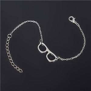 Simple Style Silver Plated Charm Bracelet