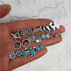 Bohemian  Stud Earrings Set