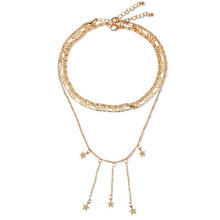 Load image into Gallery viewer, Classic Star Crystal Multilayer Necklace