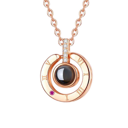 I LOVE YOU In 100 languages  Necklace