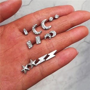 Bohemian  Stud Earrings Set