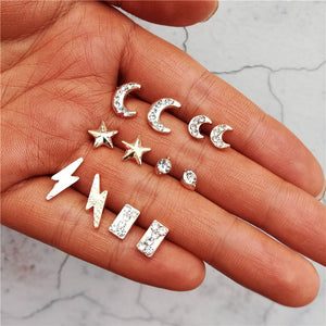 Bohemian  Stud Earrings Set