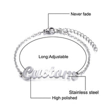 Load image into Gallery viewer, Personalized Custom Name Bracelet